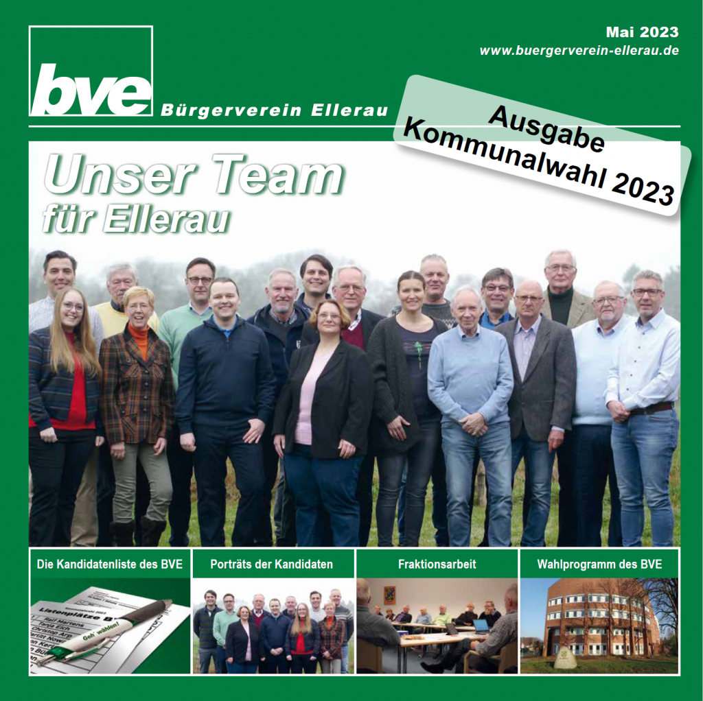 Grünes Heft Ausgabe Kommunalwahl 2023